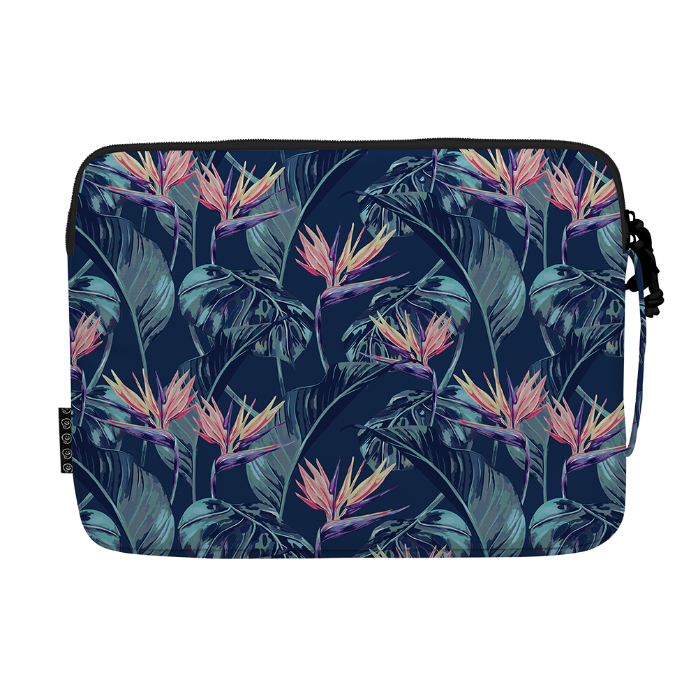 13.3” Laptop Sleeve in ADVENTURE Orange Flower