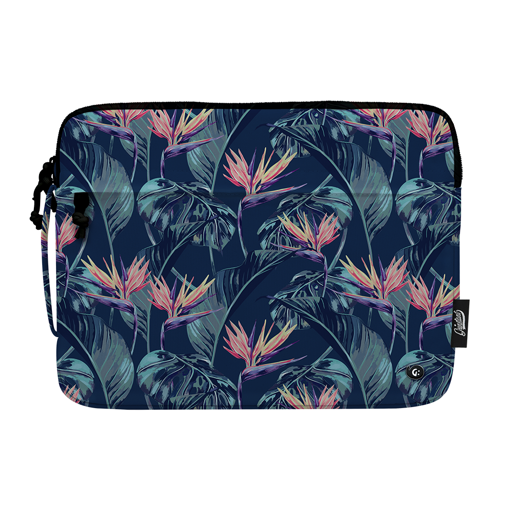 13.3” Laptop Sleeve in ADVENTURE Orange Flower
