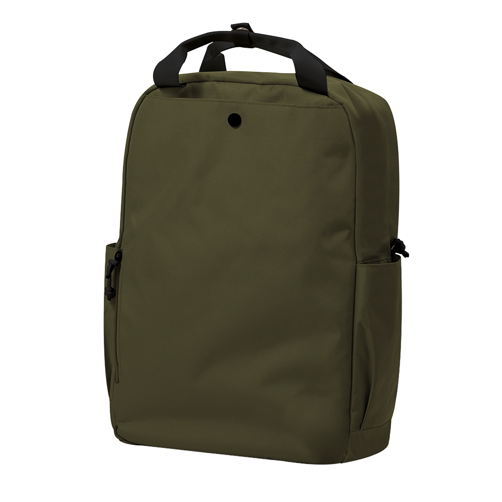 CARA 15.6” Backpack in ADVENTURE Army Green with Coin Pouch