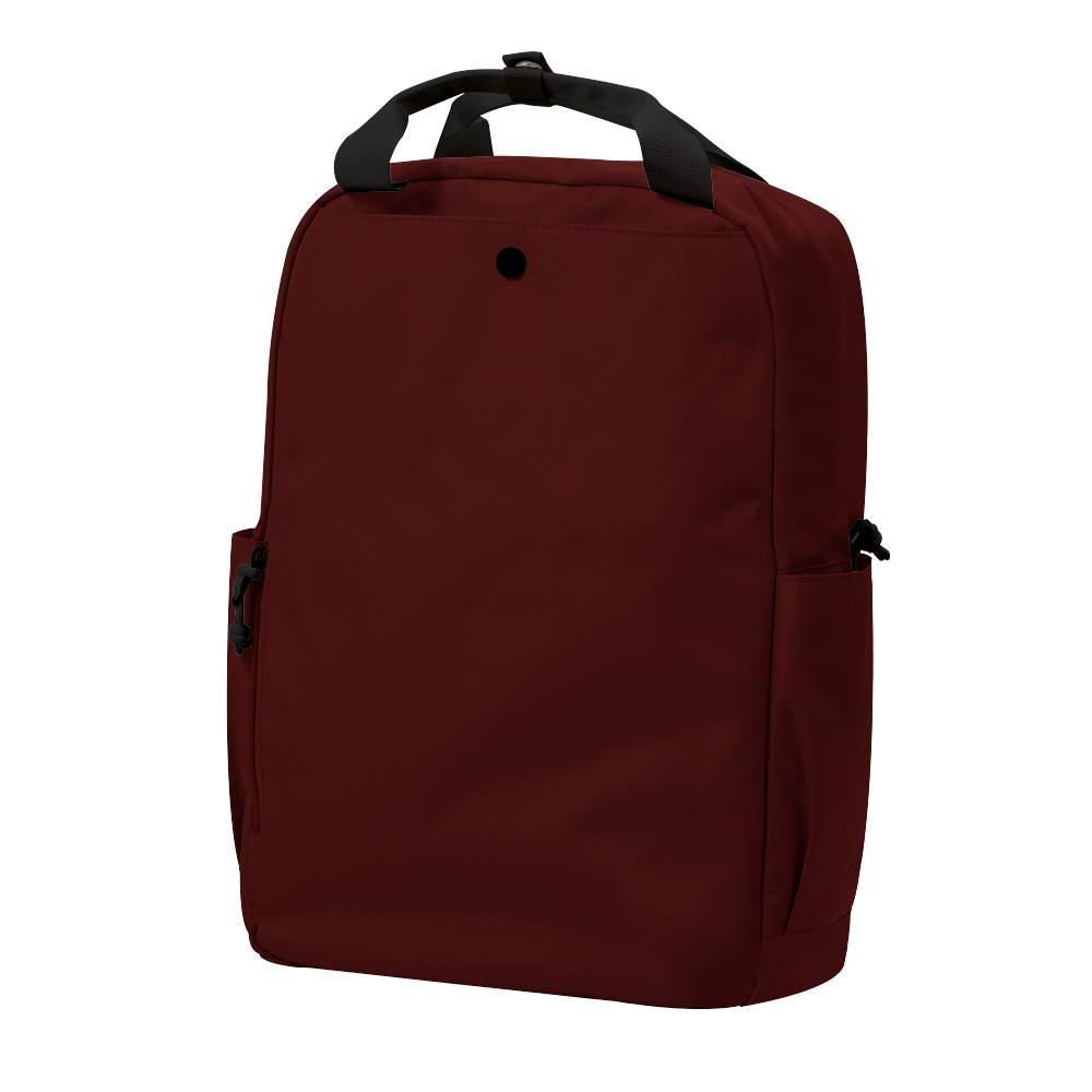 CARA 15.6” Backpack in ADVENTURE Dark Red with Coin Pouch