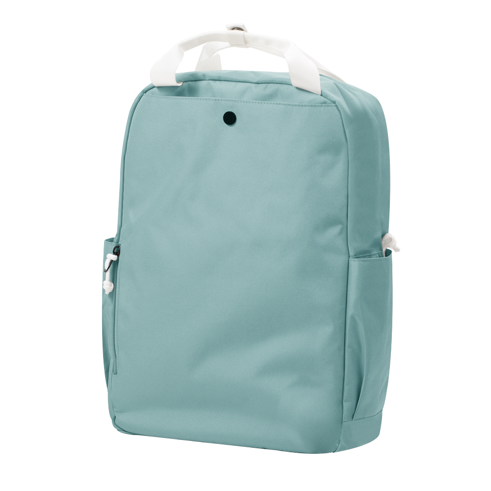 CARA 15.6” Backpack in DREAMY Light Blue with Coin Pouch