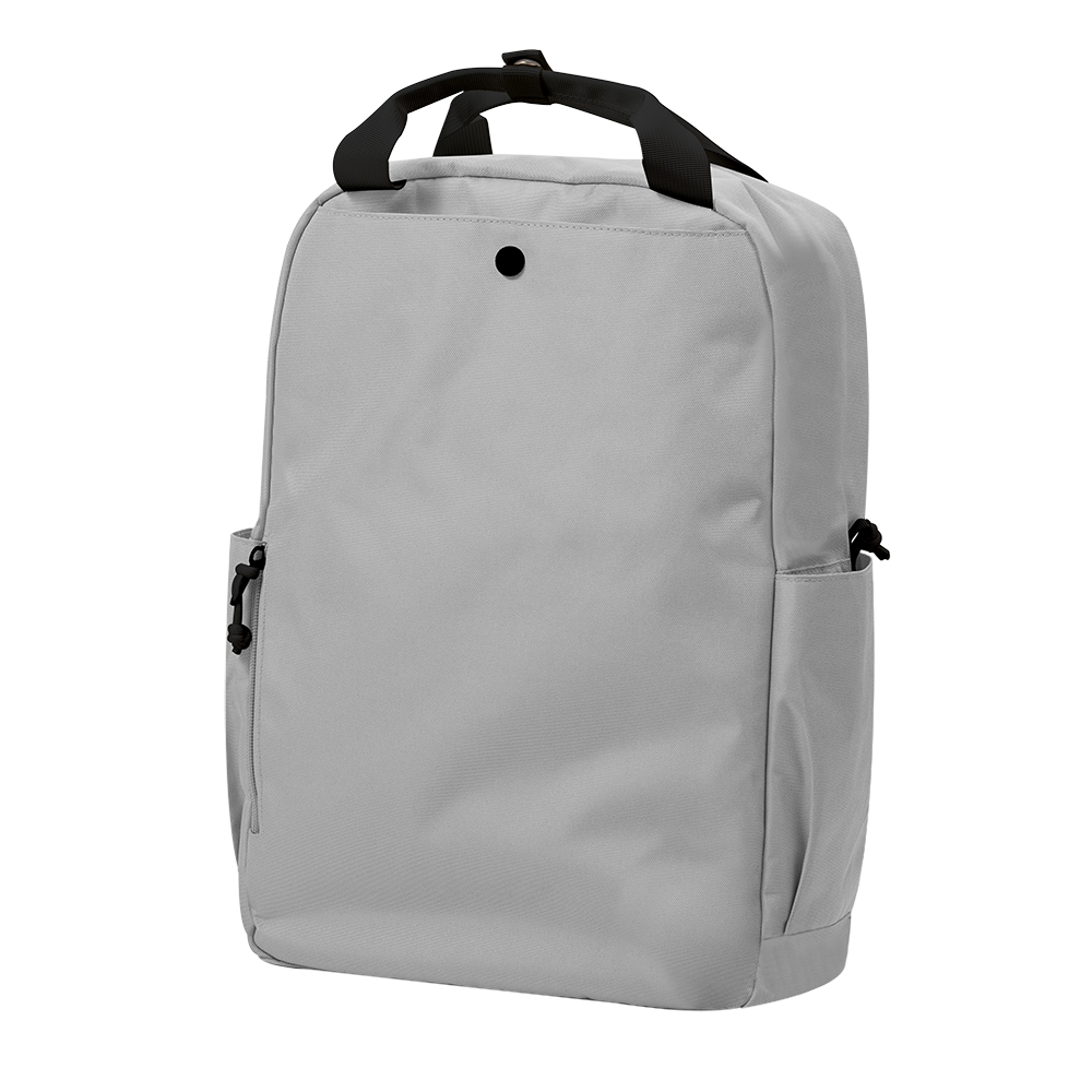 CARA 15.6” Backpack in MONO Grey with Coin Pouch