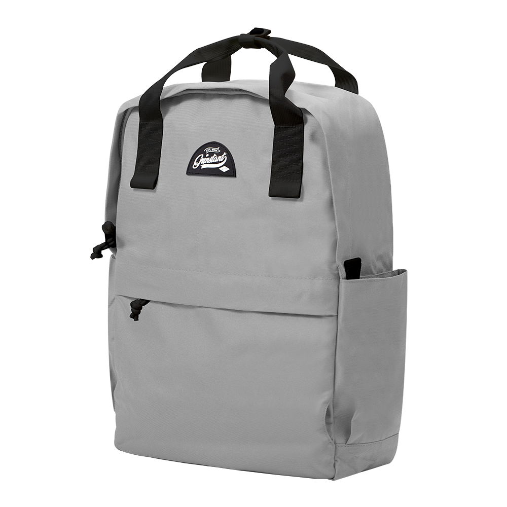 CARA 15.6” Backpack in MONO Grey with Coin Pouch