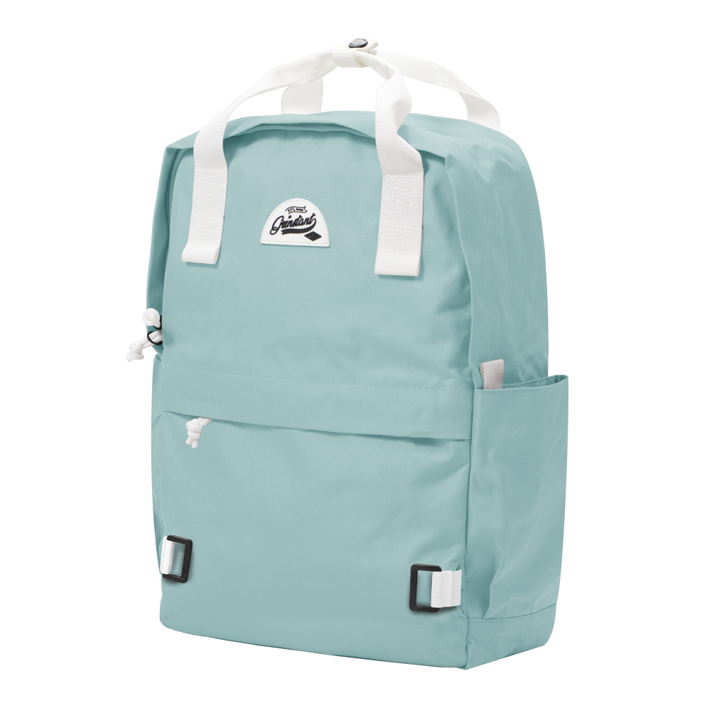 CARA 15.6” Backpack in DREAMY Light Blue with Coin Pouch