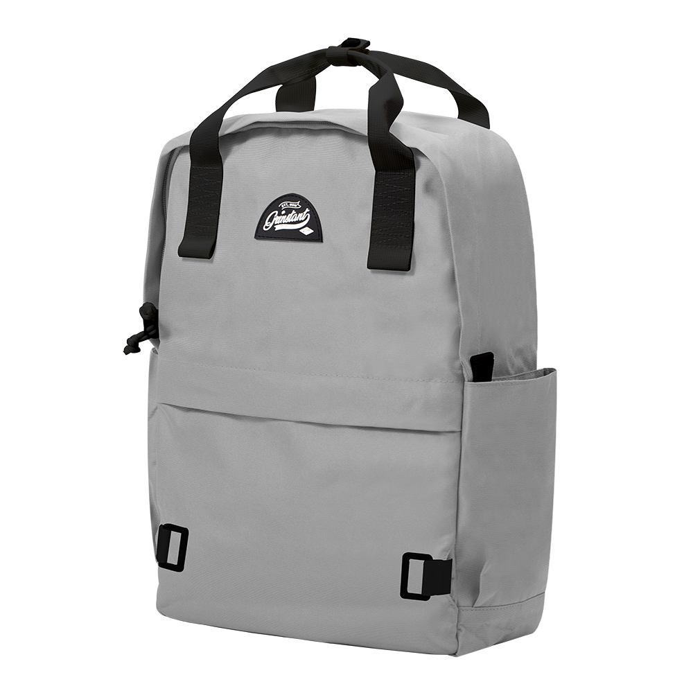 CARA 15.6” Backpack in MONO Grey with Coin Pouch