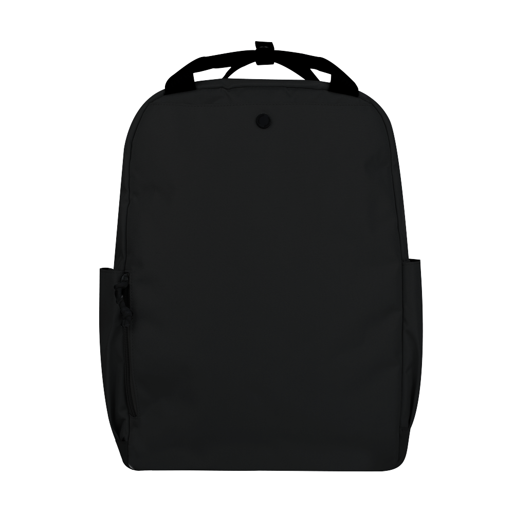 CARA 15.6” Backpack in MONO Black with Coin Pouch