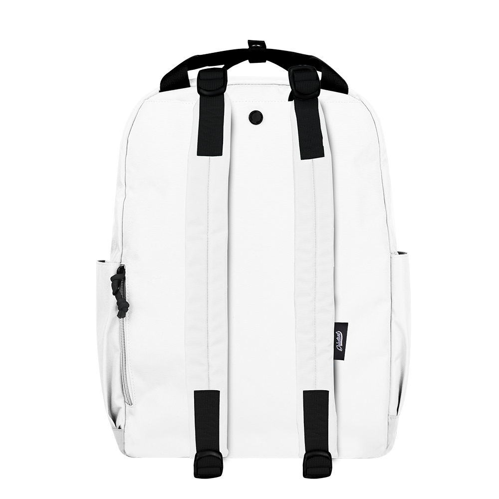 CARA 15.6" BACKPACK - MONO WHITE EDITION
