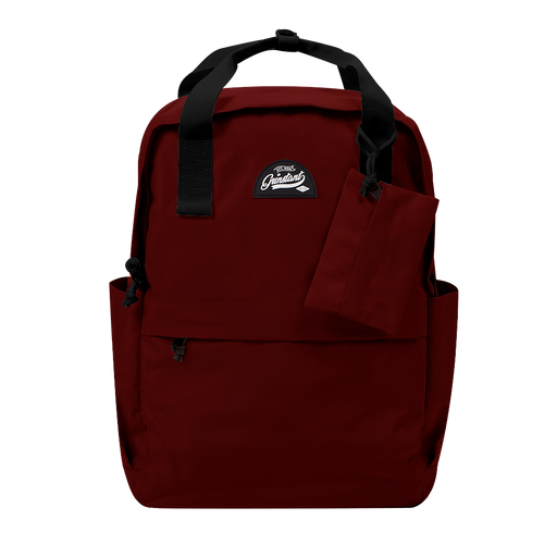 CARA 15.6” Backpack in ADVENTURE Dark Red with Coin Pouch