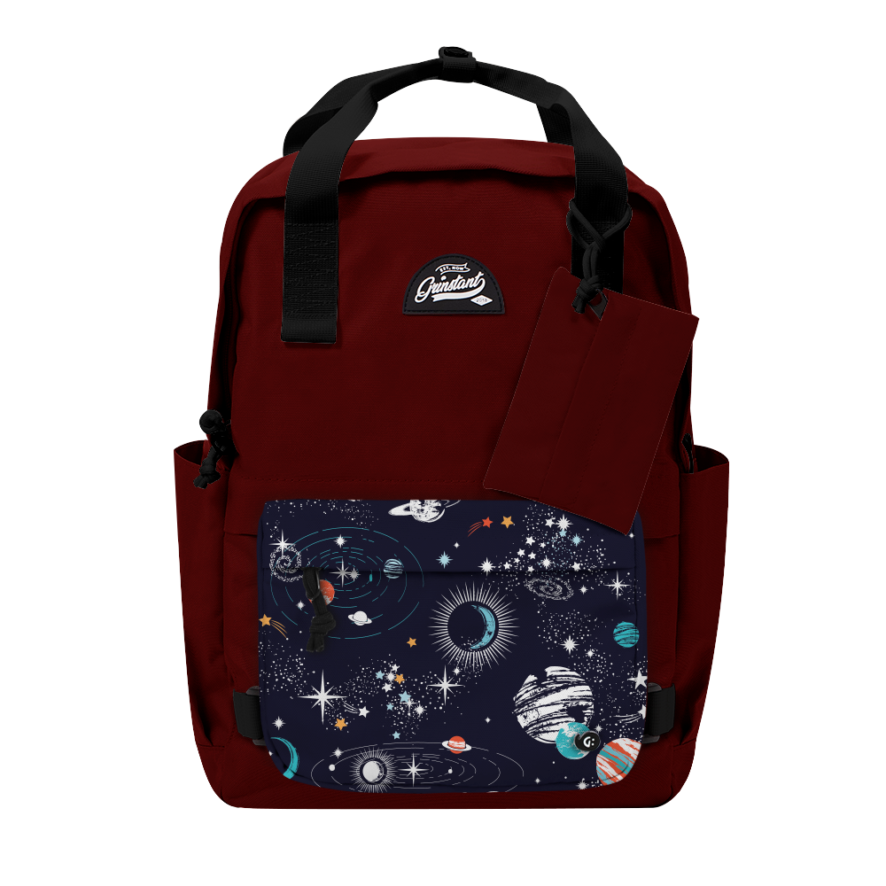 CARA 15.6" BACKPACK - ADVENTURE DARK RED EDITION