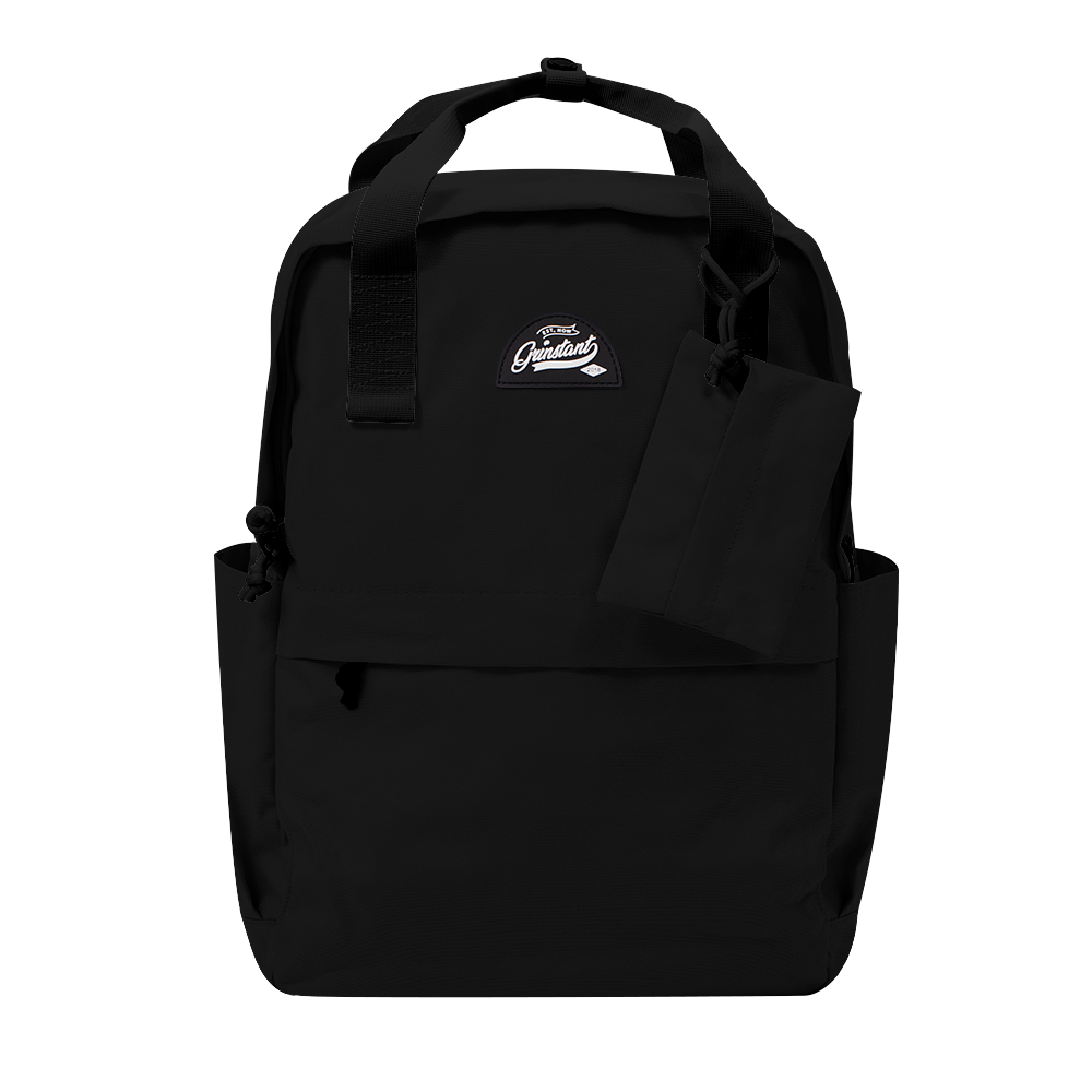 CARA 15.6” Backpack in MONO Black with Coin Pouch
