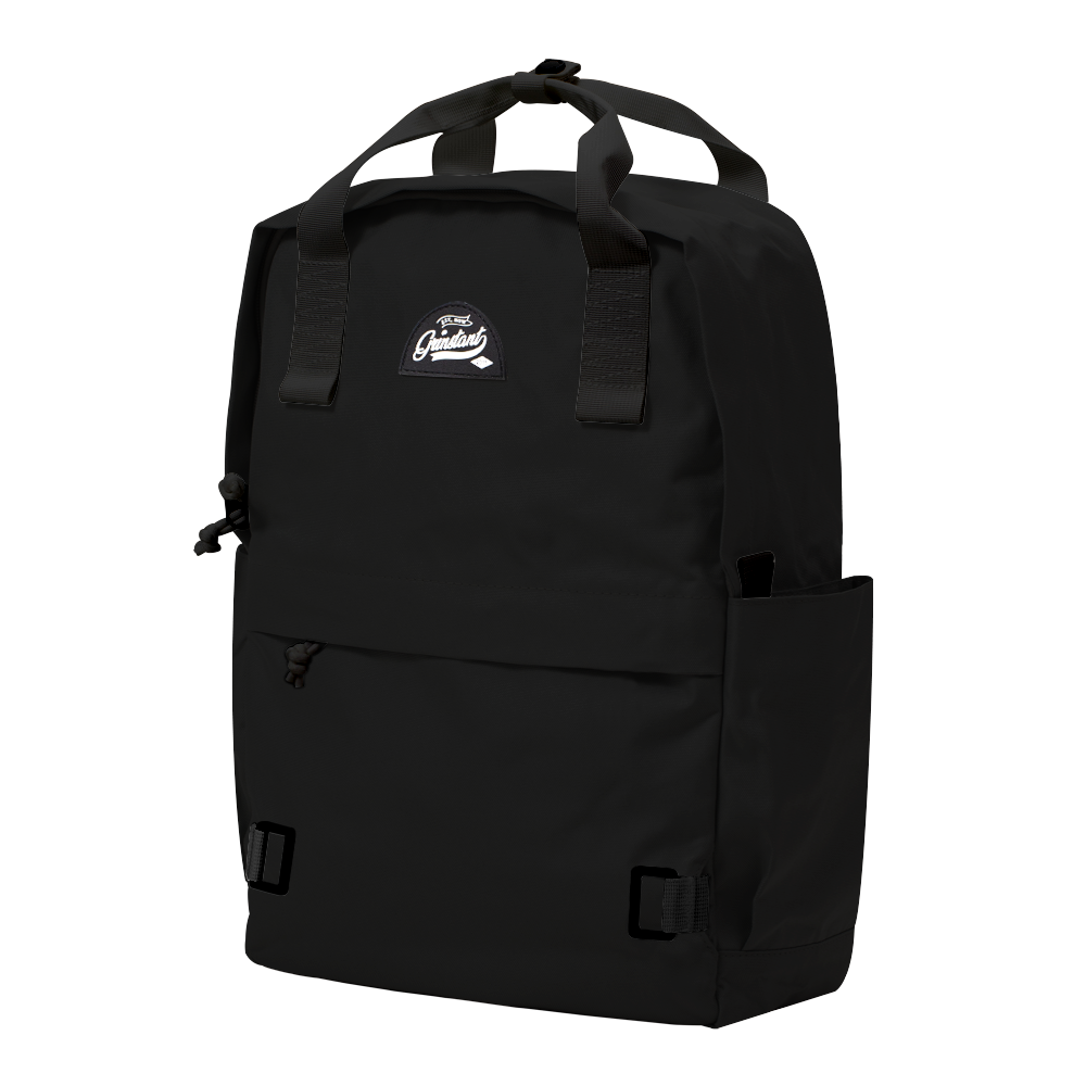 CARA 15.6” Backpack in MONO Black with Coin Pouch