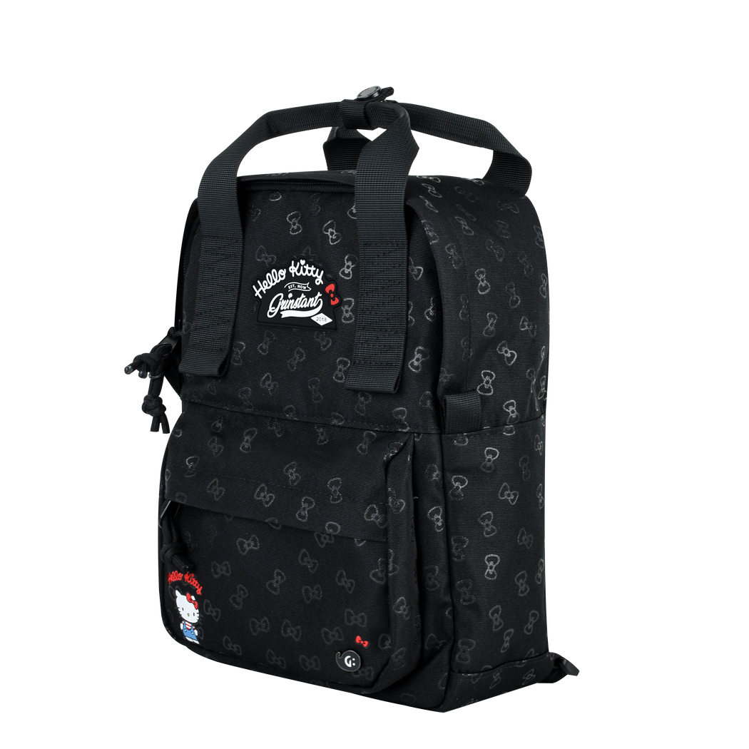 Sanrio Edition - CARA 9.7" Mini Backpack in Hello Kitty Black Overprint