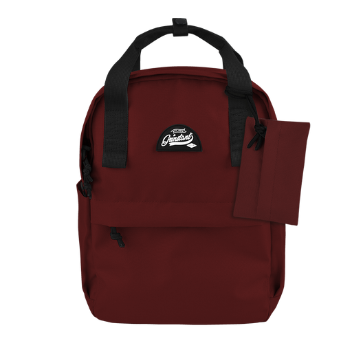 CARA 13" Backpack in ADVENTURE Dark Red with Coin Pouch