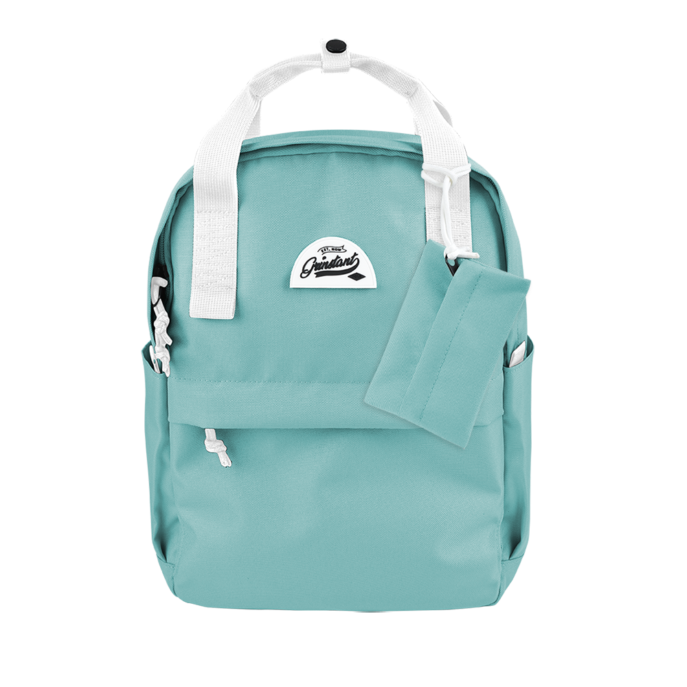 CARA 13" Backpack in DREAMY Light Blue with Coin Pouch
