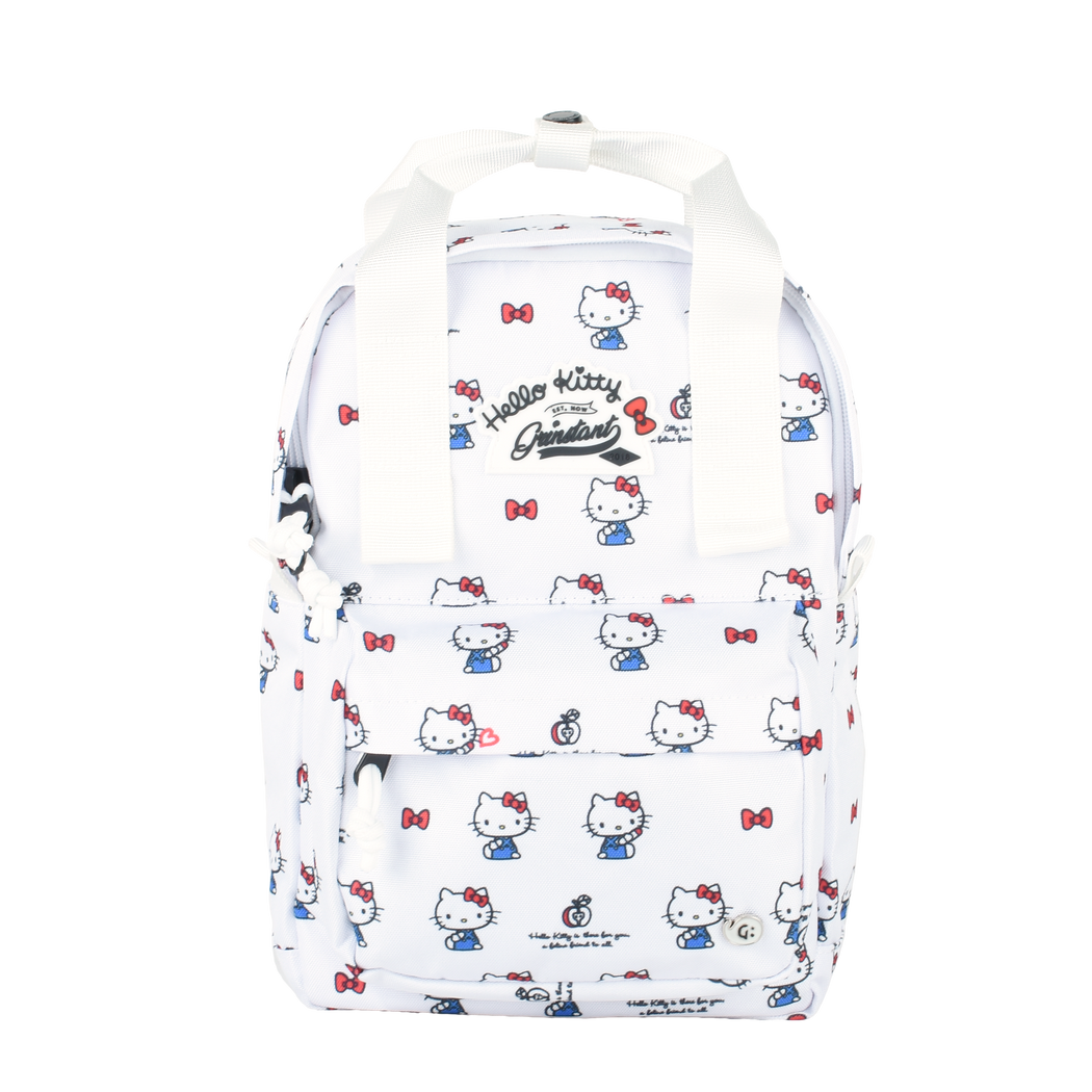 Sanrio Edition - CARA 9.7" Mini Backpack in Hello Kitty White Overprint