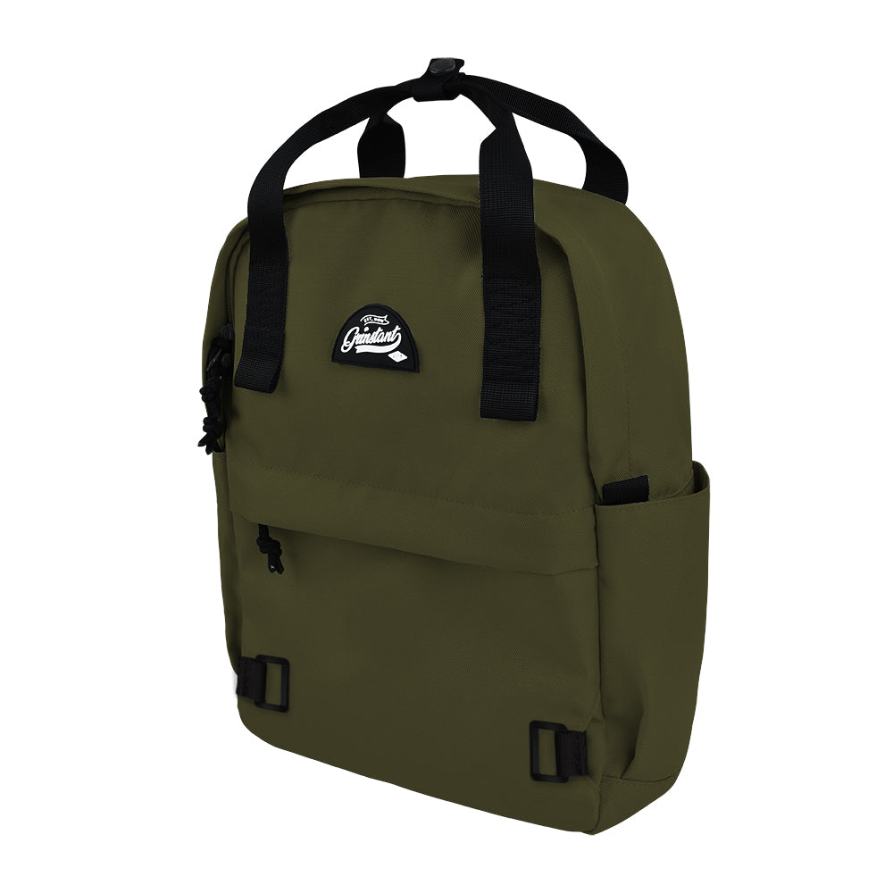CARA 13" Backpack in ADVENTURE Army Green with Coin Pouch