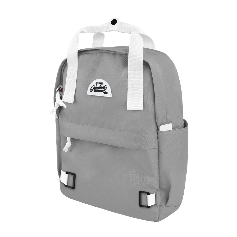 CARA 13" Backpack in DREAMY Light Grey with Coin Pouch