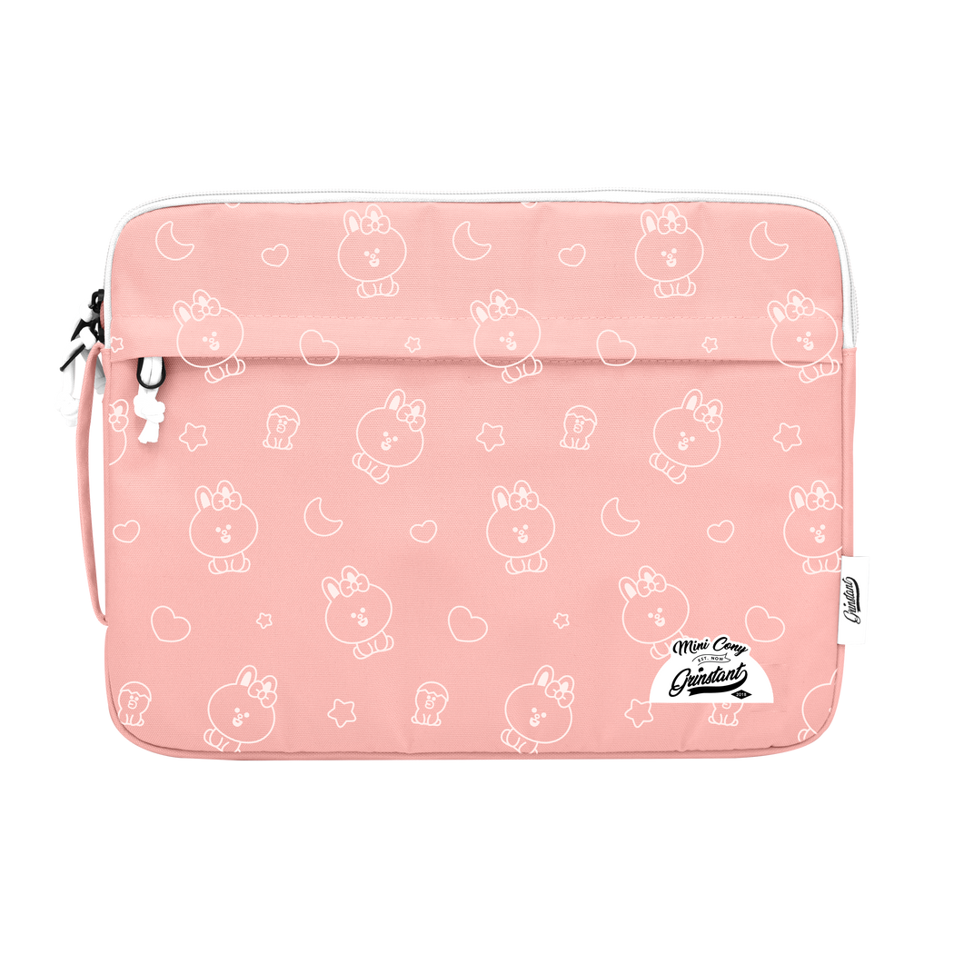 LINE FRIENDS MEETS Grinstant 13.3” Laptop Sleeve in MINI CONY Overprint
