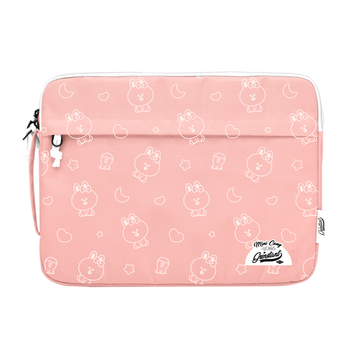 LINE FRIENDS MEETS Grinstant 13.3” Laptop Sleeve in MINI CONY Overprint