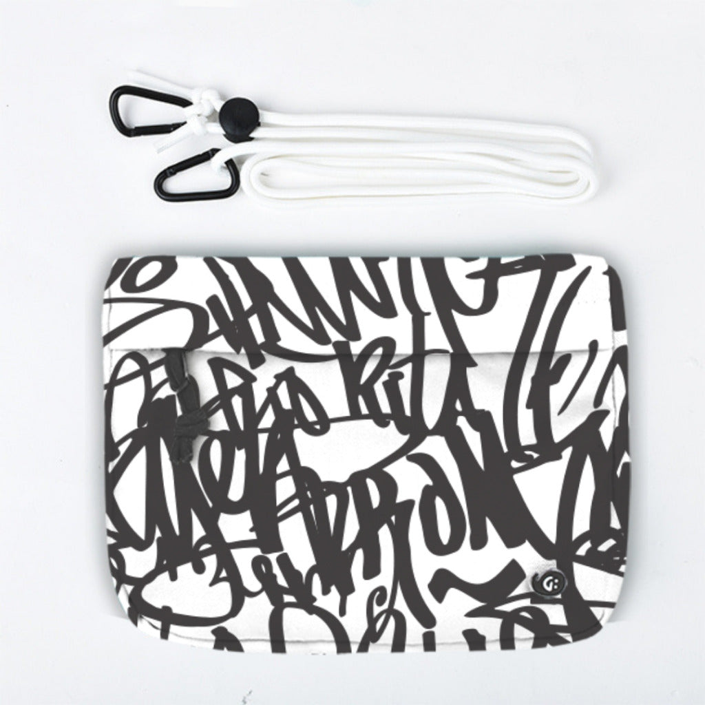 MONO Black Graffiti Multi-Purpose Bag