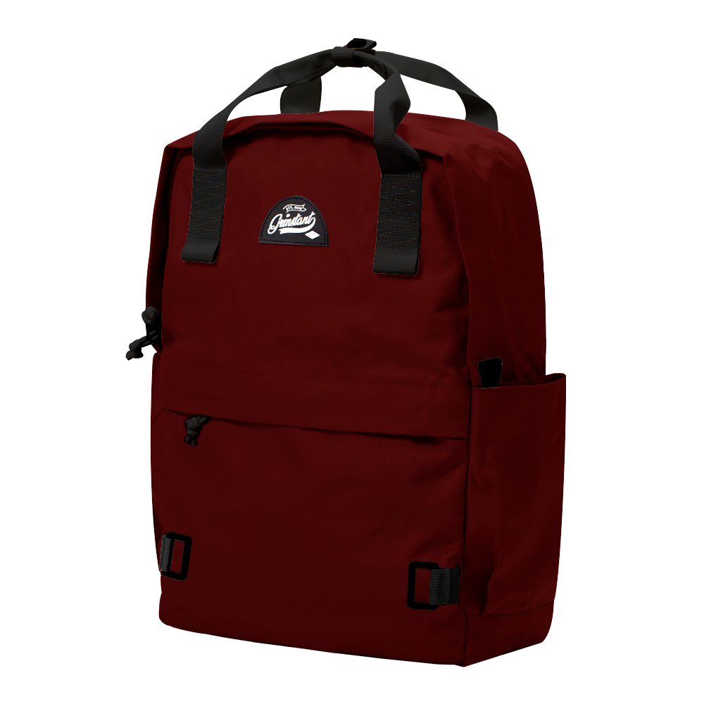 CARA 15.6” Backpack in ADVENTURE Dark Red with Coin Pouch