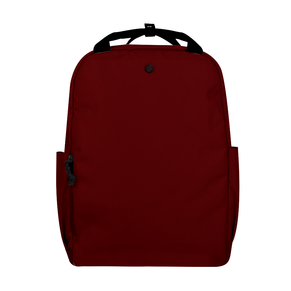 CARA 15.6” Backpack in ADVENTURE Dark Red with Coin Pouch