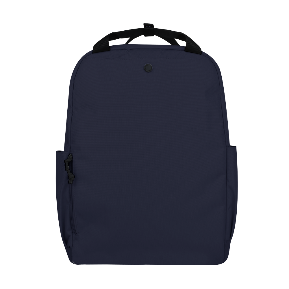 CARA 15.6” Backpack in ADVENTURE Navy Blue with Coin Pouch