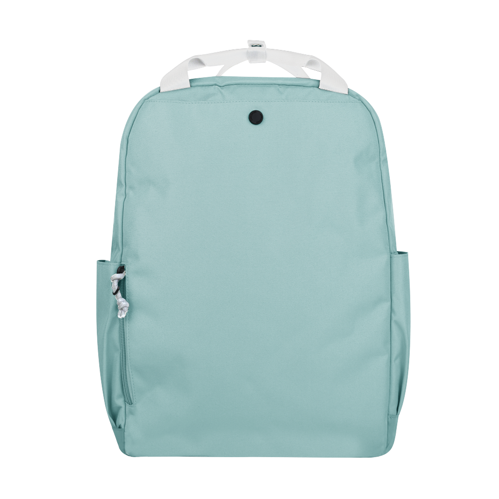 CARA 15.6” Backpack in DREAMY Light Blue with Coin Pouch