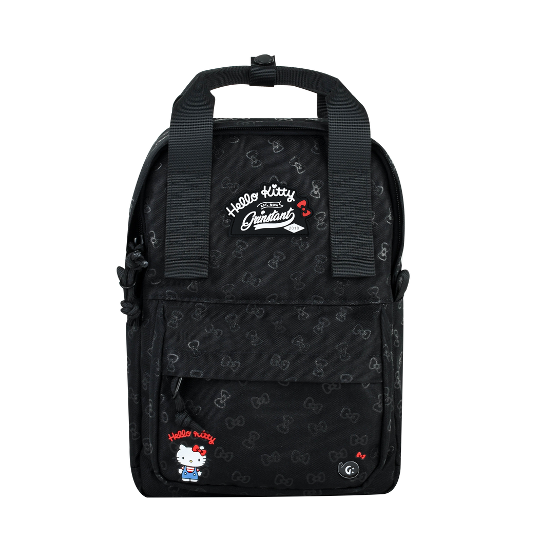 Sanrio Edition - CARA 9.7" Mini Backpack in Hello Kitty Black Overprint
