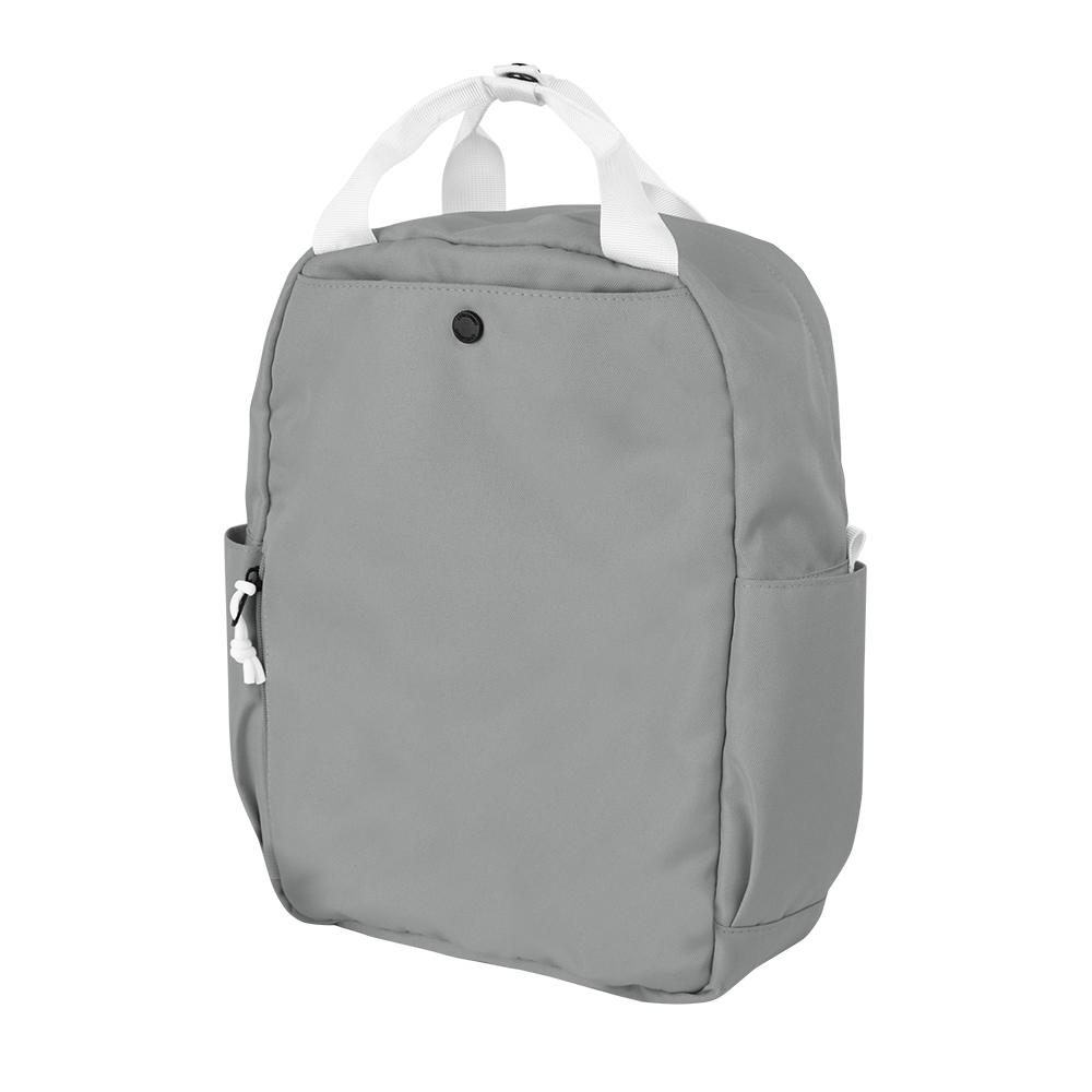 CARA 13" Backpack in DREAMY Light Grey with Coin Pouch