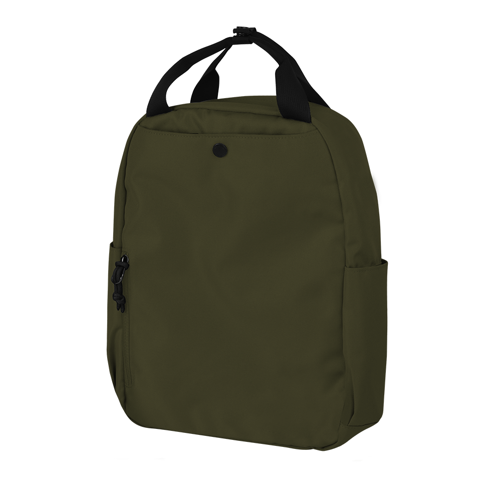 CARA 13" Backpack in ADVENTURE Army Green with Coin Pouch