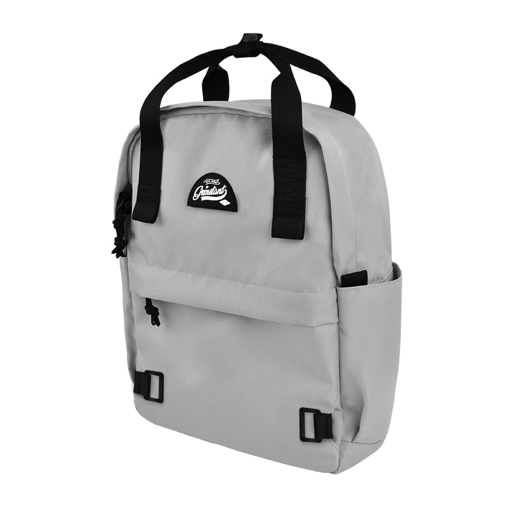 CARA 13" Backpack in MONO Grey with Coin Pouch