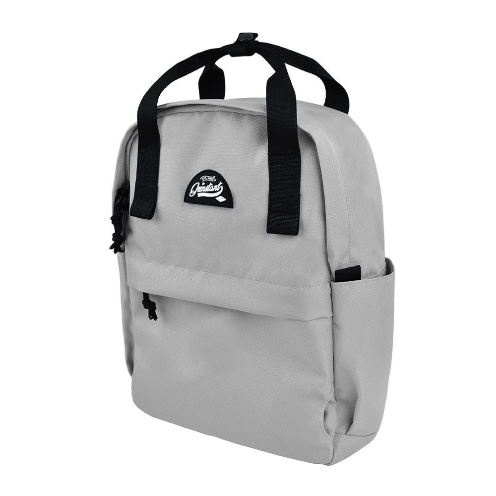 CARA 13" Backpack in MONO Grey with Coin Pouch